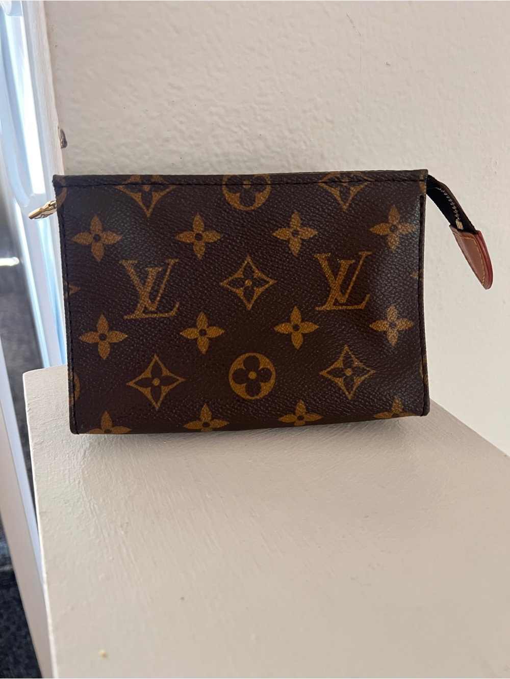 Louis Vuitton Brown Monogram Canvas Cosmetic Pouch